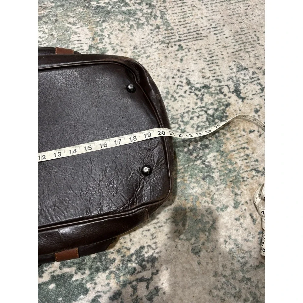 Vintage MC Buenos Aires‎ Leather Travel Duffel Bag
